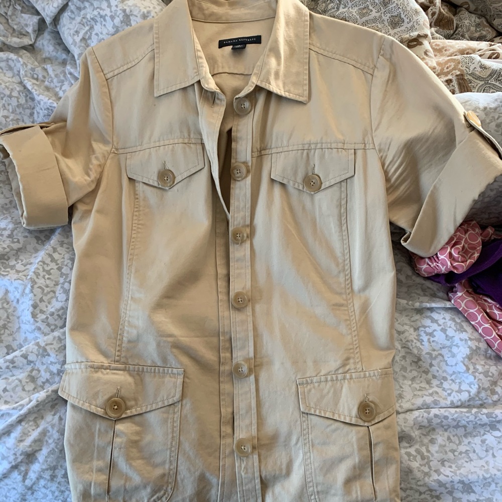 Banana Republic safari shirt
